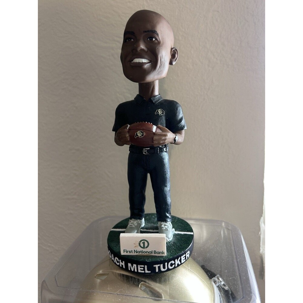 NCAA Football Coach Mel Tucker Bobblehead University of Colorado Buffaloes